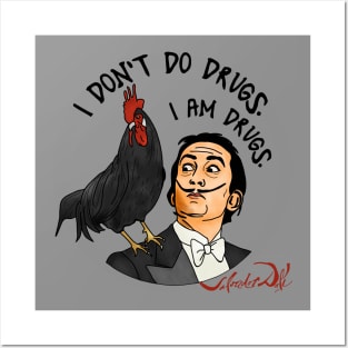 Salvador Dali IS Drugs Posters and Art
